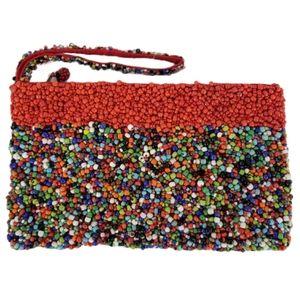 About Color Beaded Wristlet NWT Made In Indonesia